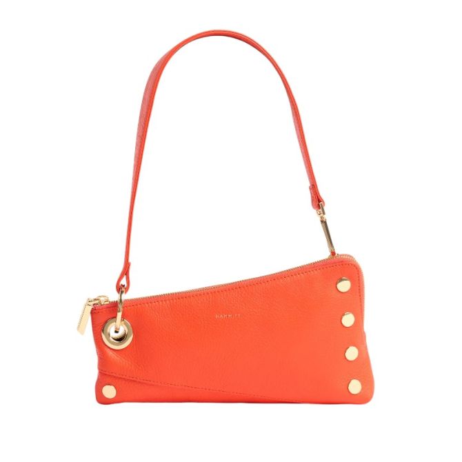 Hammitt Nash Pochette Shoulder Bag, Habanero and Gold Hardware