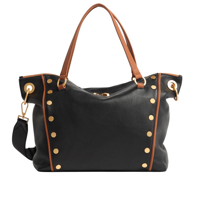 Hammitt Daniel Large Crossbody, North End and Brushed Gold Hardware