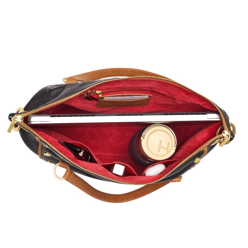 Hammitt Daniel Large Crossbody, North End and Brushed Gold Hardware