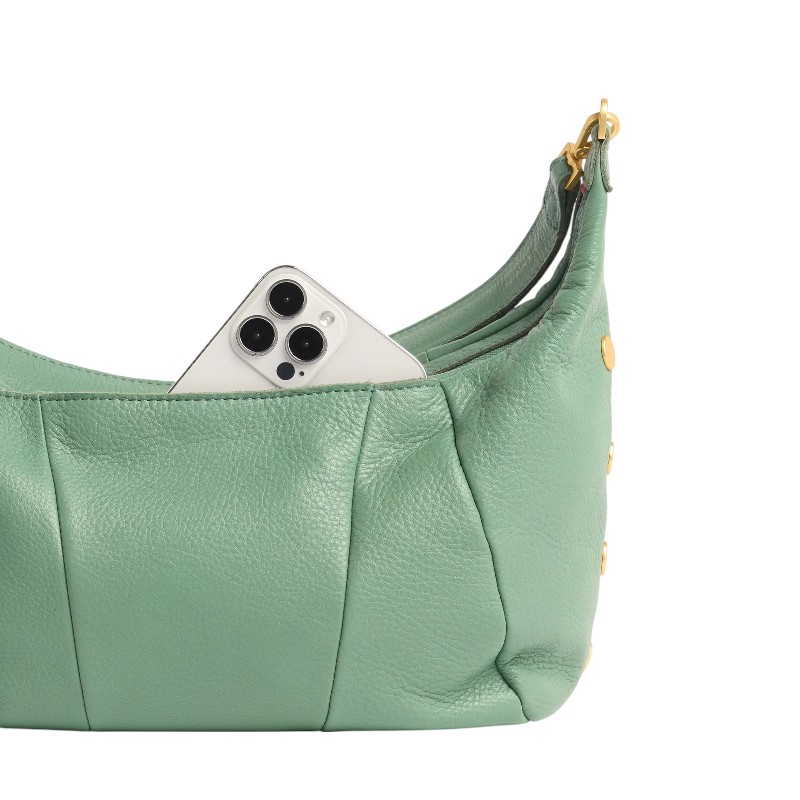 Hammitt Morgan Shoulder Bag, Artichoke and Brushed Gold Hardware