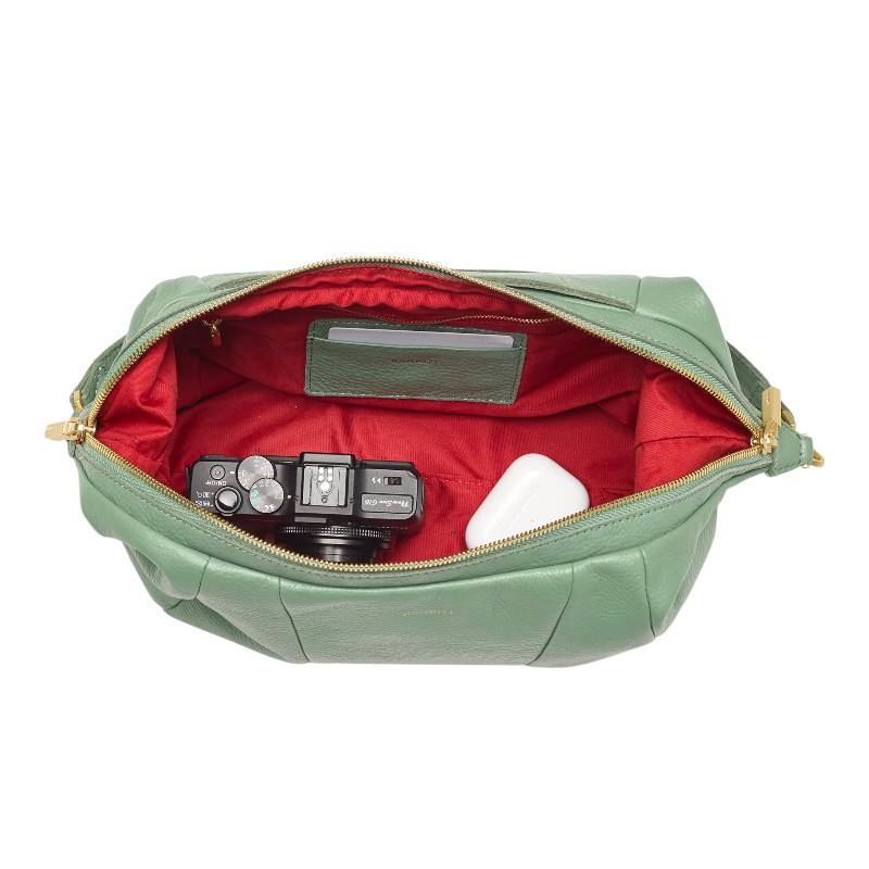 Hammitt Morgan Shoulder Bag, Artichoke and Brushed Gold Hardware