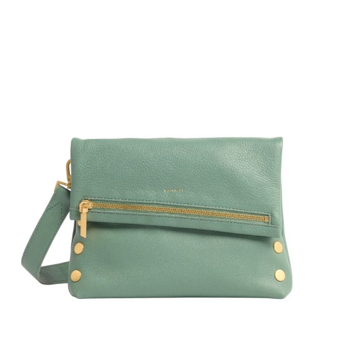Hammitt VIP Medium Crossbody, Artichoke and Brushed Gold Hardware