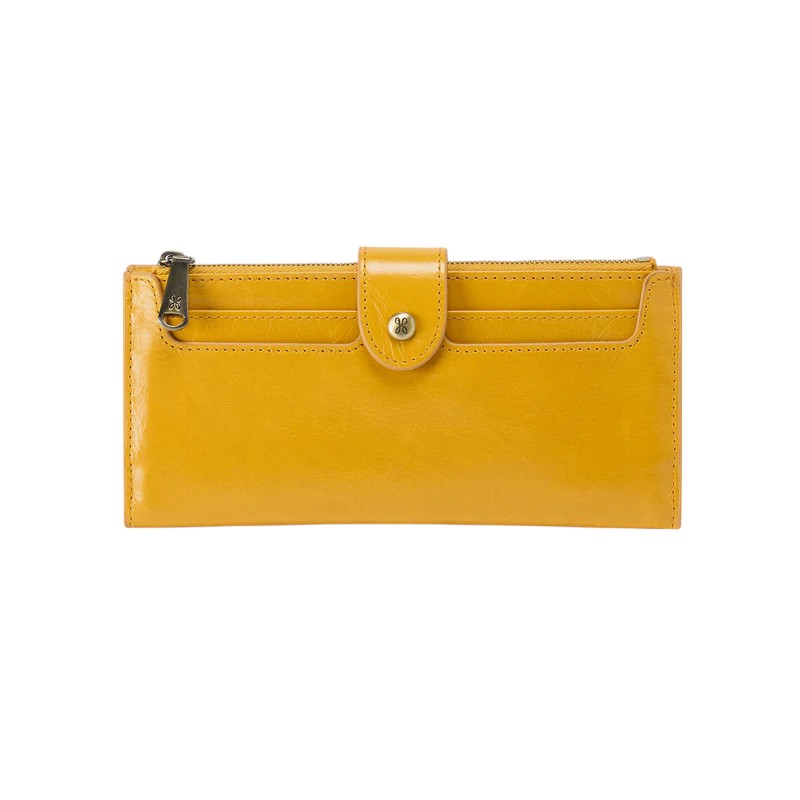 HOBO Dunn Continental Wallet, Sun Glow