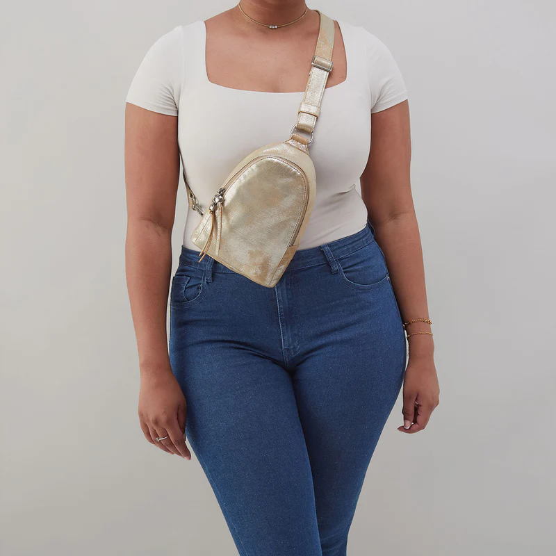 HOBO Fern Sling Crossbody Bag, Saddle Stardust
