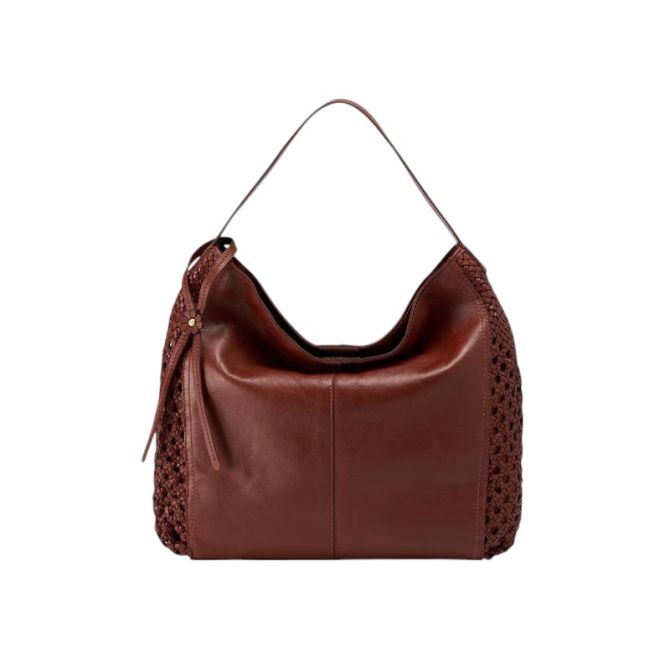 HOBO Hazel Hobo Shoulder Bag, Chestnut