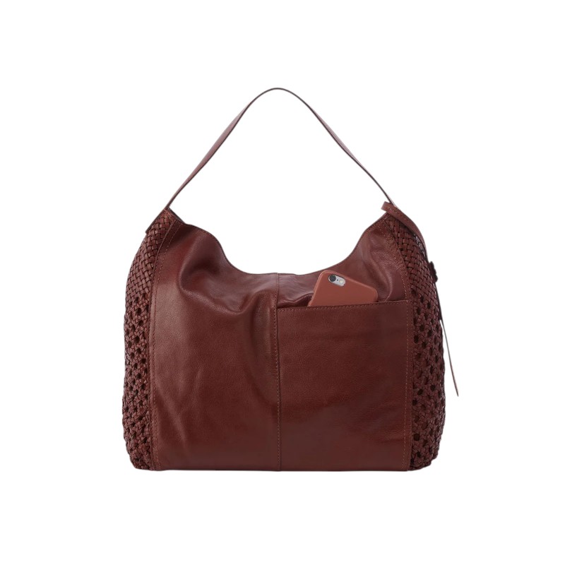 HOBO Hazel Hobo Shoulder Bag, Chestnut