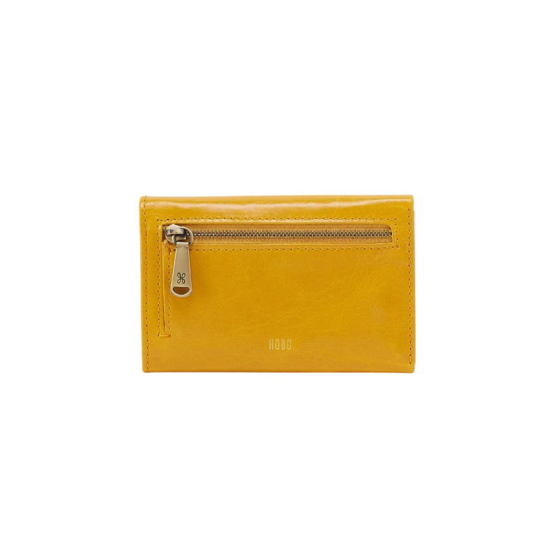 HOBO Jill Trifold Wallet, Sun Glow
