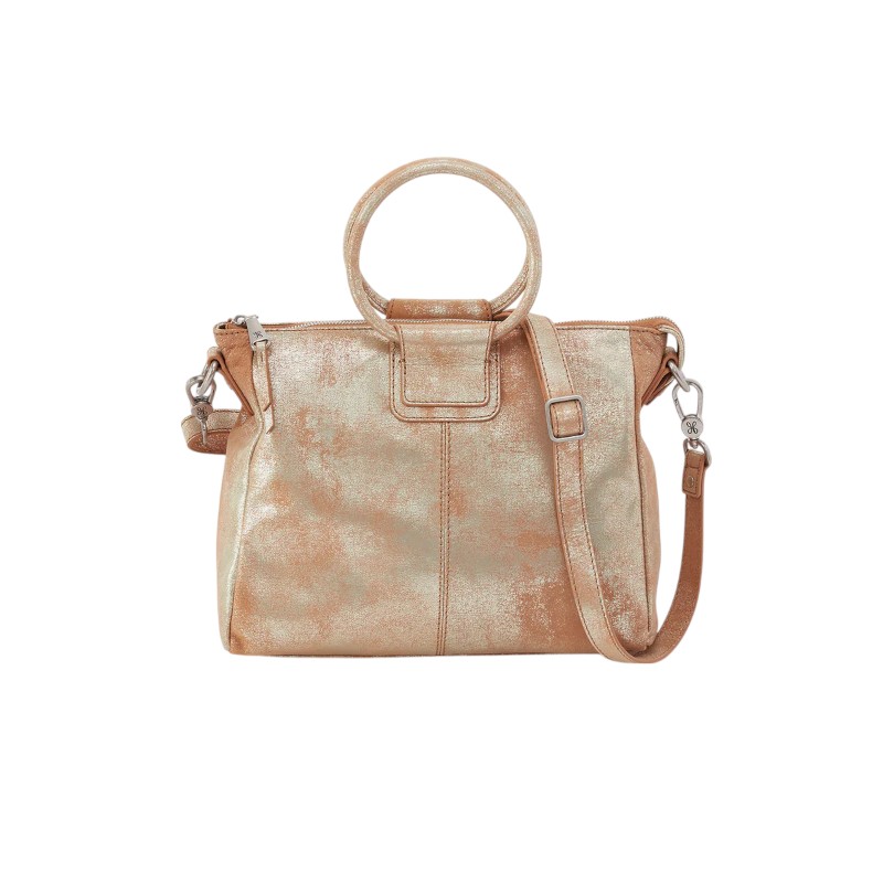 HOBO Sheil Medium Satchel Crossbody Bag, Saddle Stardust