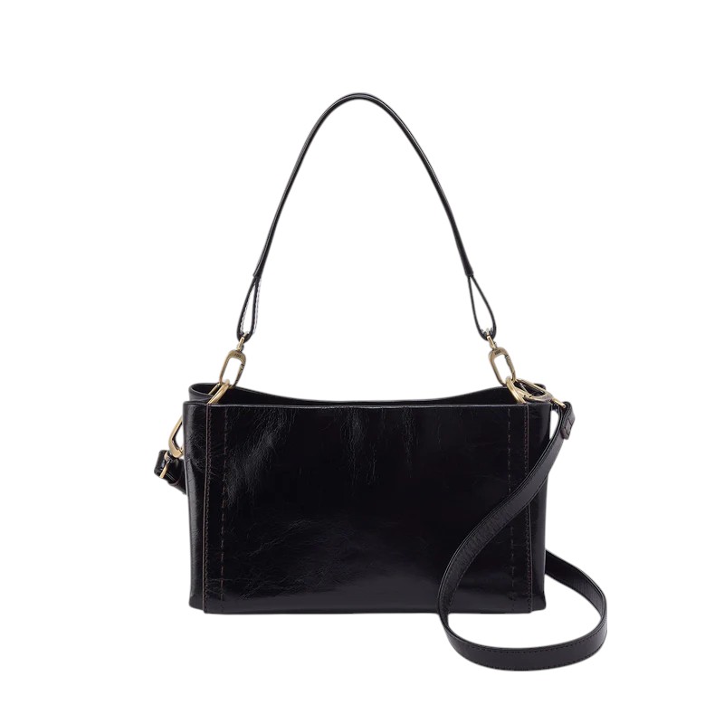 HOBO Seneca Shoulder Crossbody Bag, Black