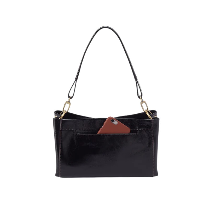 HOBO Seneca Shoulder Crossbody Bag, Black