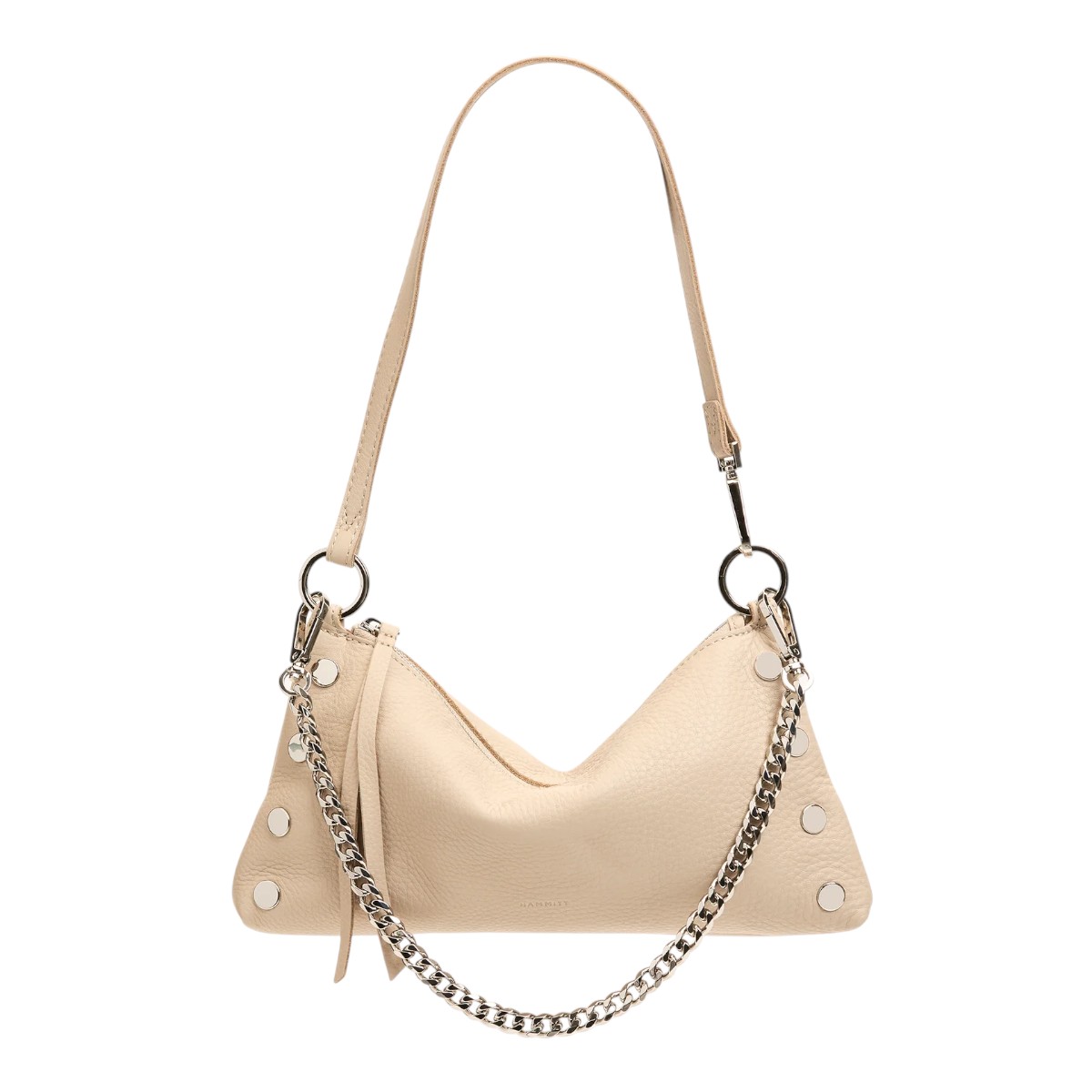 Hammitt Kyle Small Shoulder Bag, Limestone and Silver Hardware