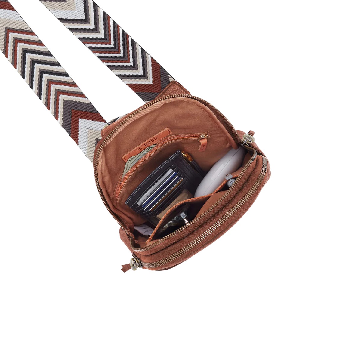 HOBO Cass Sling Crossbody Bag, Bridle Brown