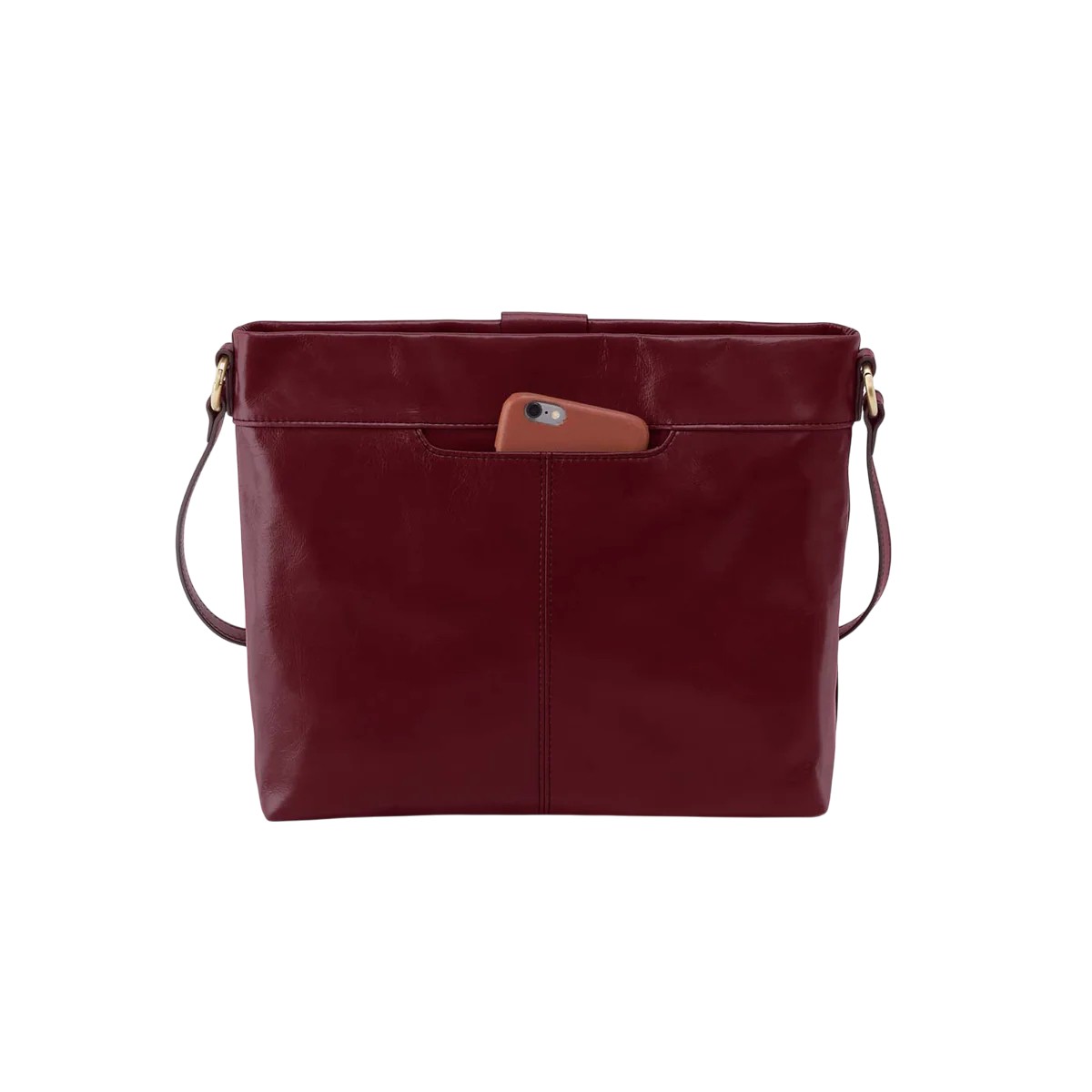 HOBO Romy Medium Crossbody Bag, Saddleberry