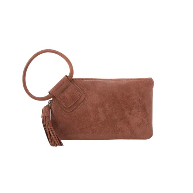 HOBO Sable Wristlet Clutch, Burnished Saddle