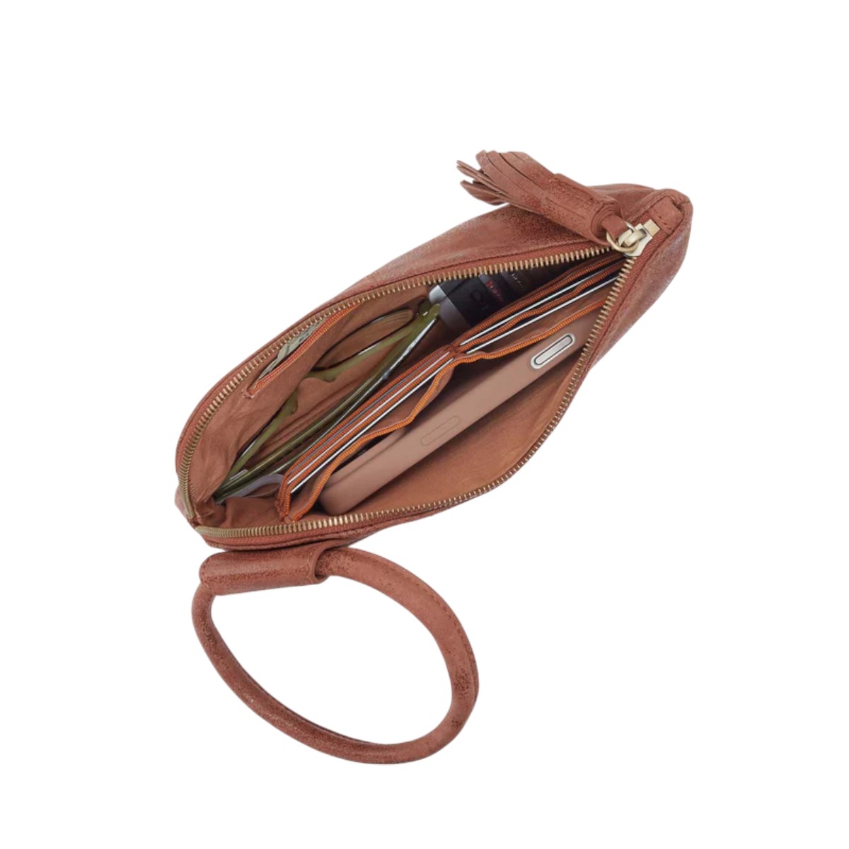 HOBO Sable Wristlet Clutch, Burnished Saddle
