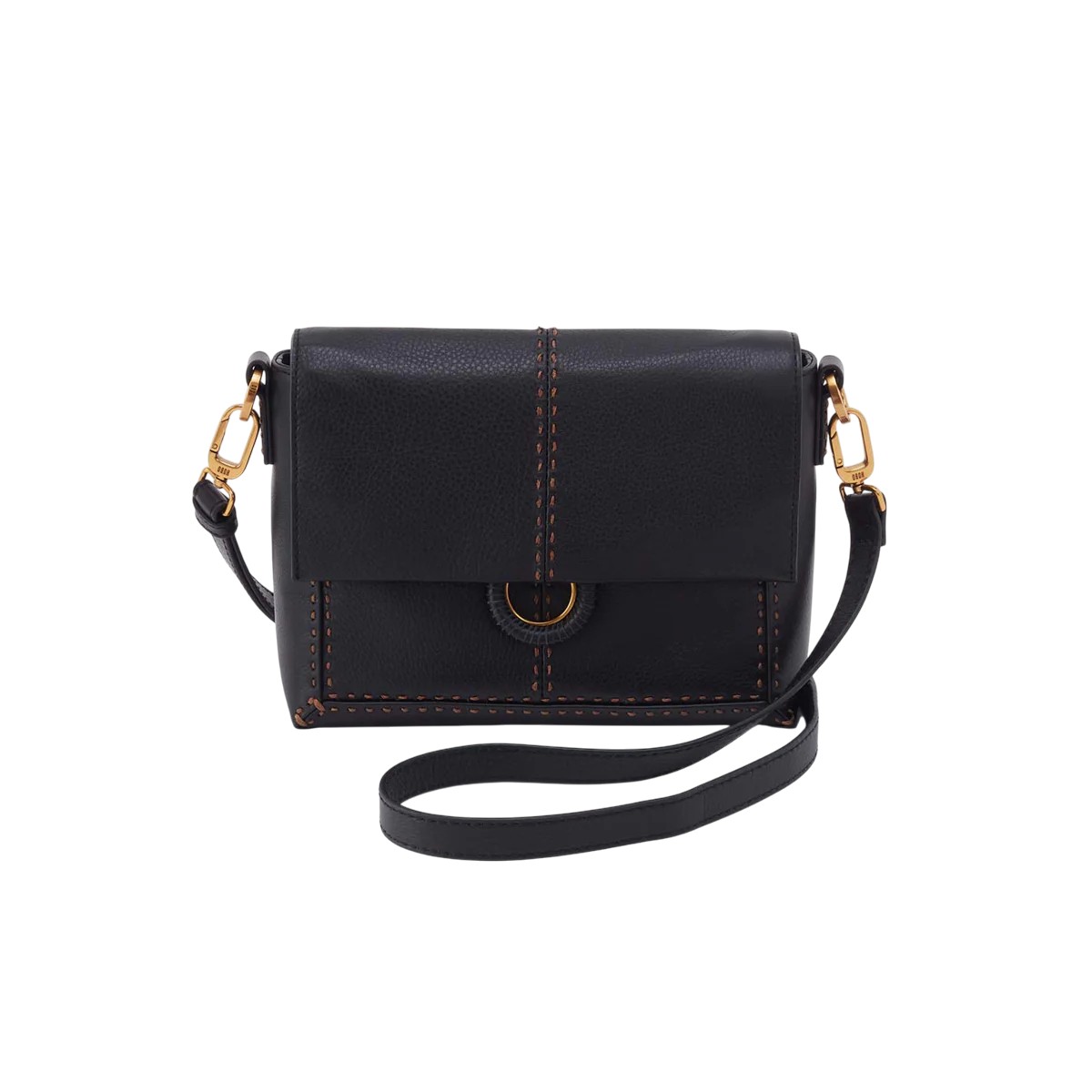 HOBO Austin Flap Crossbody, Black