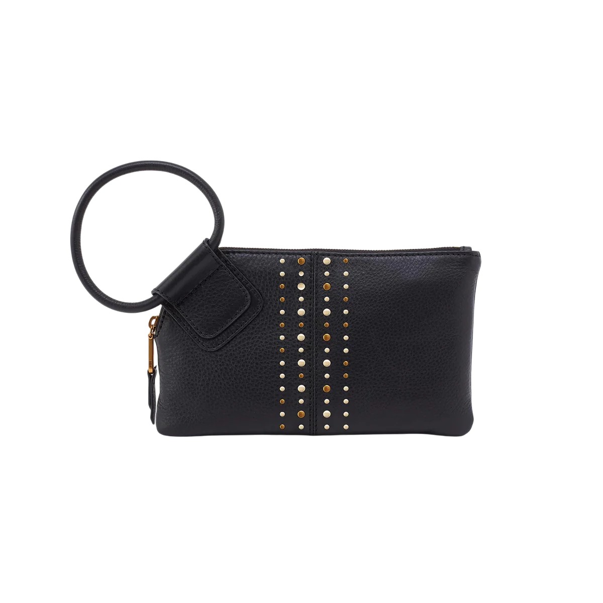 HOBO Sable Wristlet, Black With Studs
