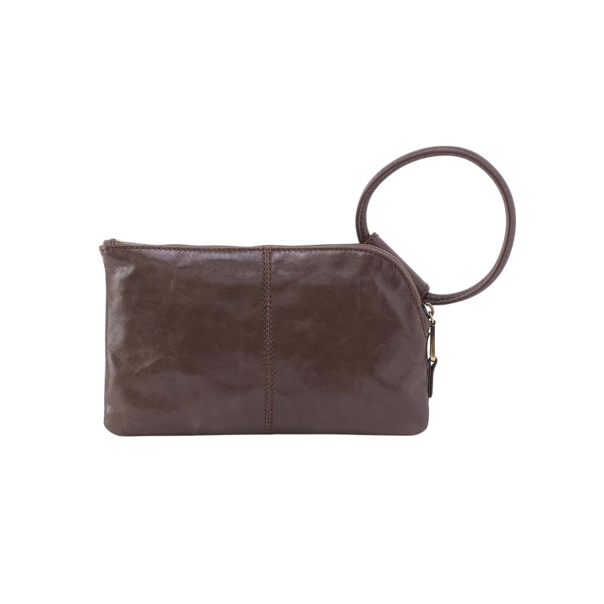 HOBO Sable Wristlet, Hearthstone Polished Leather