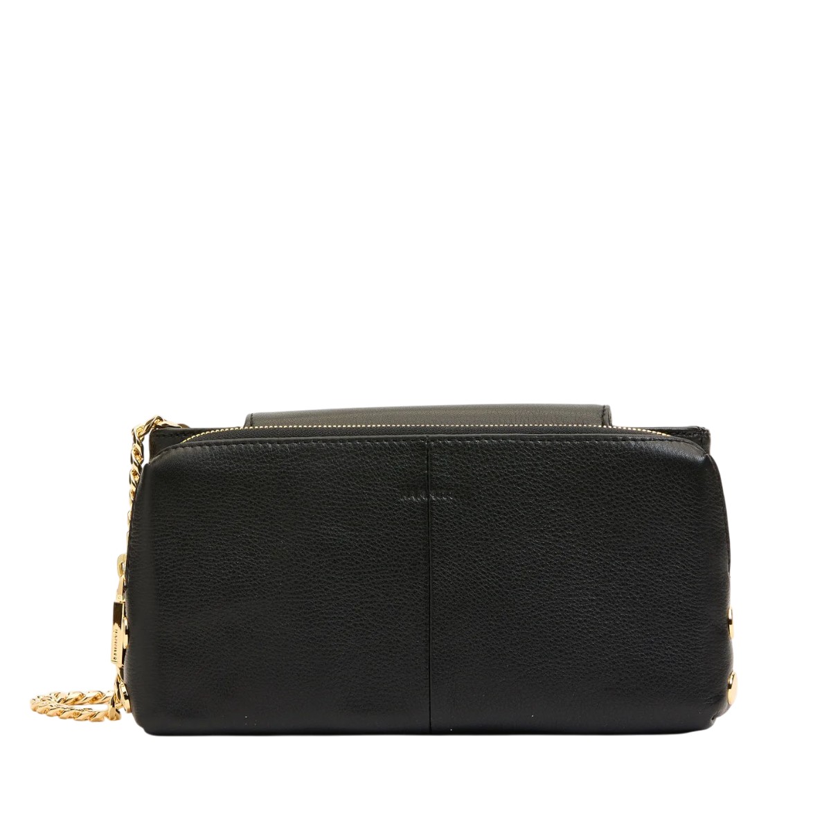 Hammitt Charlotte Small Crossbody Clutch, Black and Yellow Gold Tone Hardware