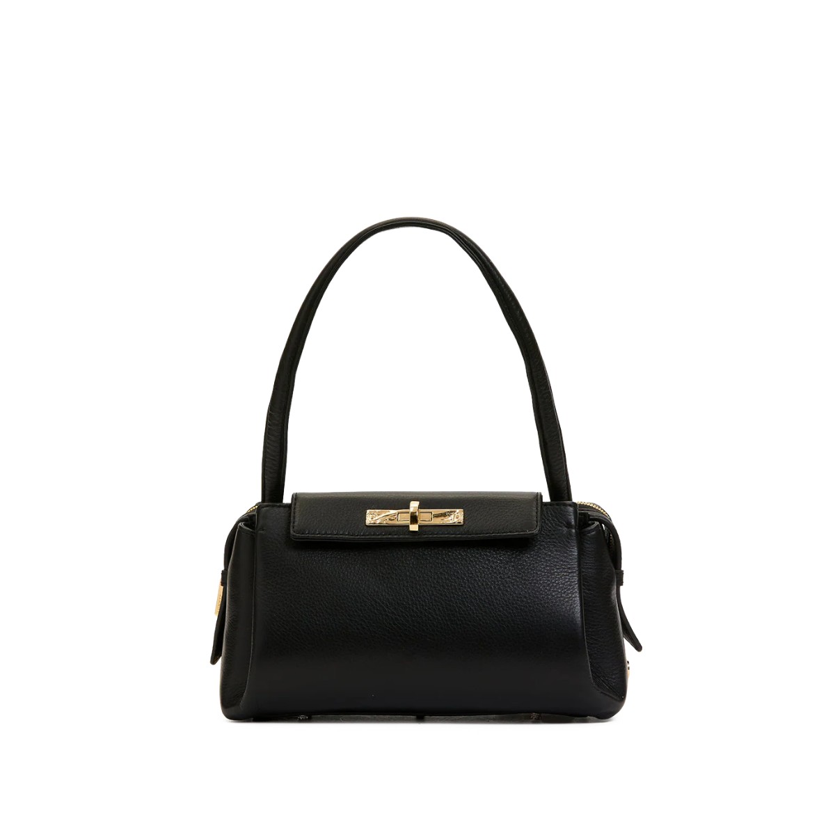 Hammitt Charlotte Medium Crossbody, Black and Hardware