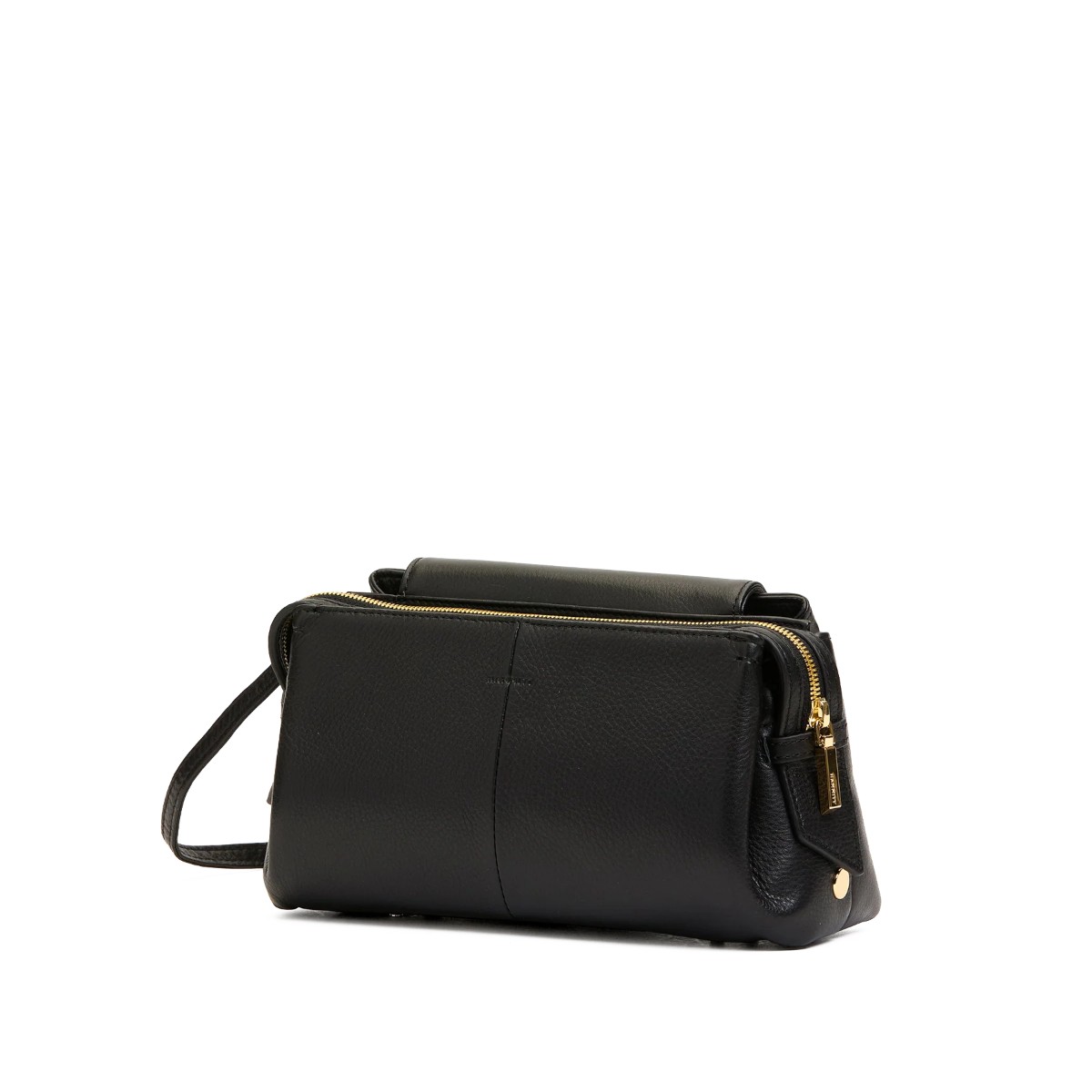 Hammitt Charlotte Medium Crossbody, Black and Hardware