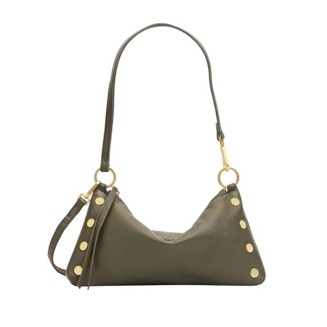 Hammitt Kyle Small Shoulder Bag, Olive and Brushed Yellow Gold Hardware