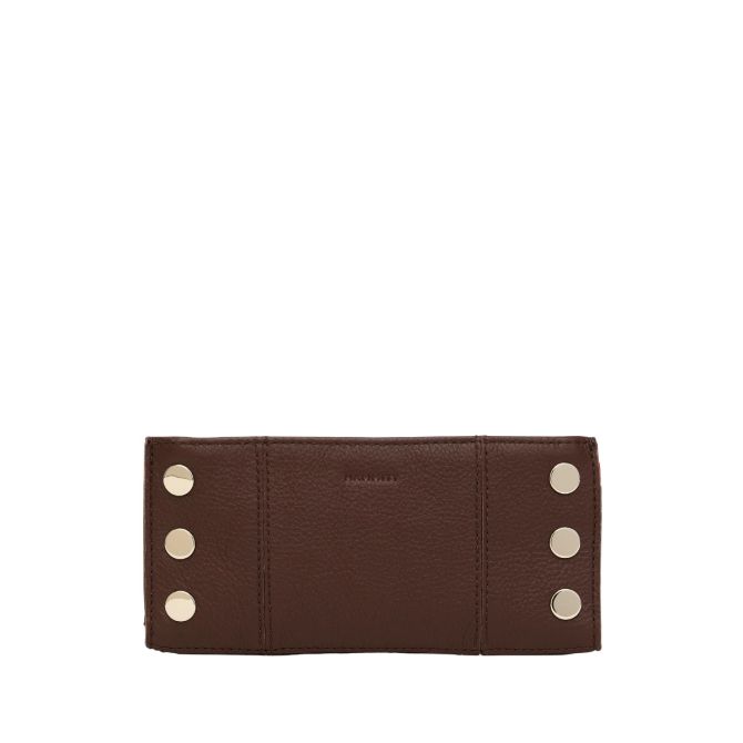 Hammitt 110 North Wallet, Espresso Pebble and Silver Hardware
