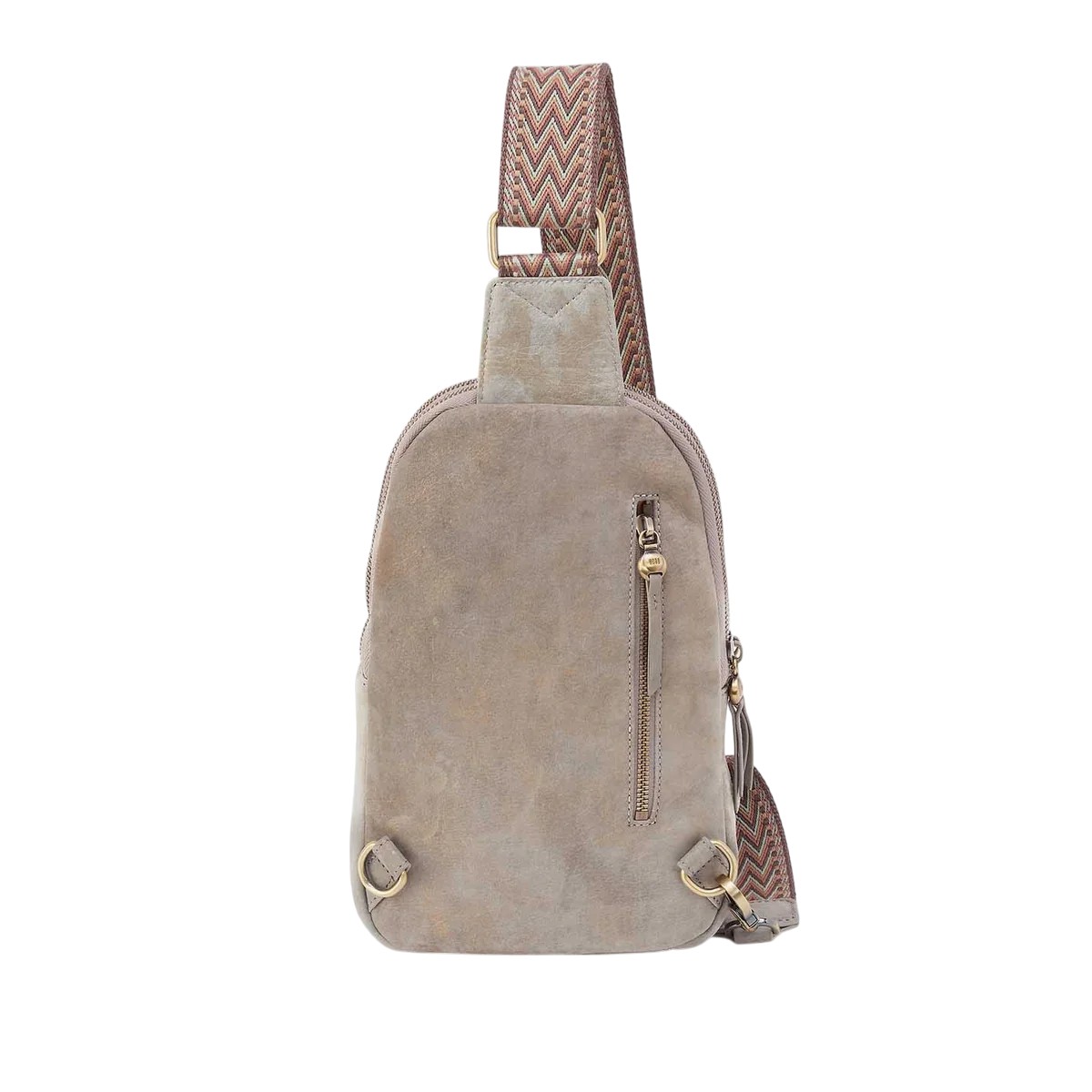 HOBO Cass Sling Bag, Golden Granite Nubuck Leather