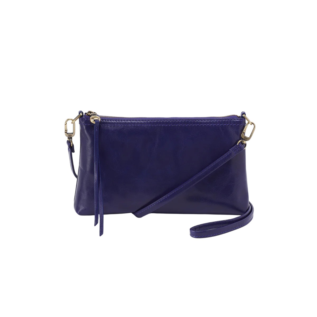 HOBO Darcy Crossbody Bag, Winter Violet Polished Leather