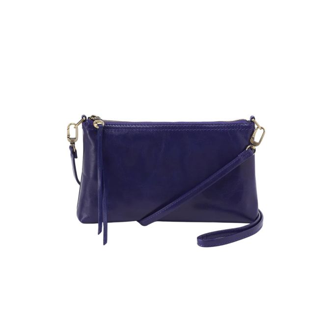 HOBO Darcy Crossbody Bag, Winter Violet Polished Leather