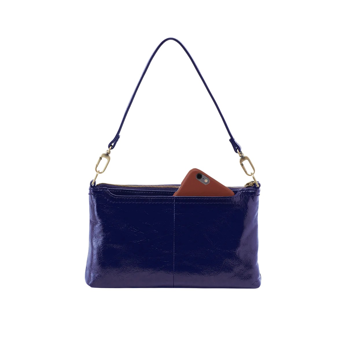 HOBO Darcy Crossbody Bag, Winter Violet Polished Leather
