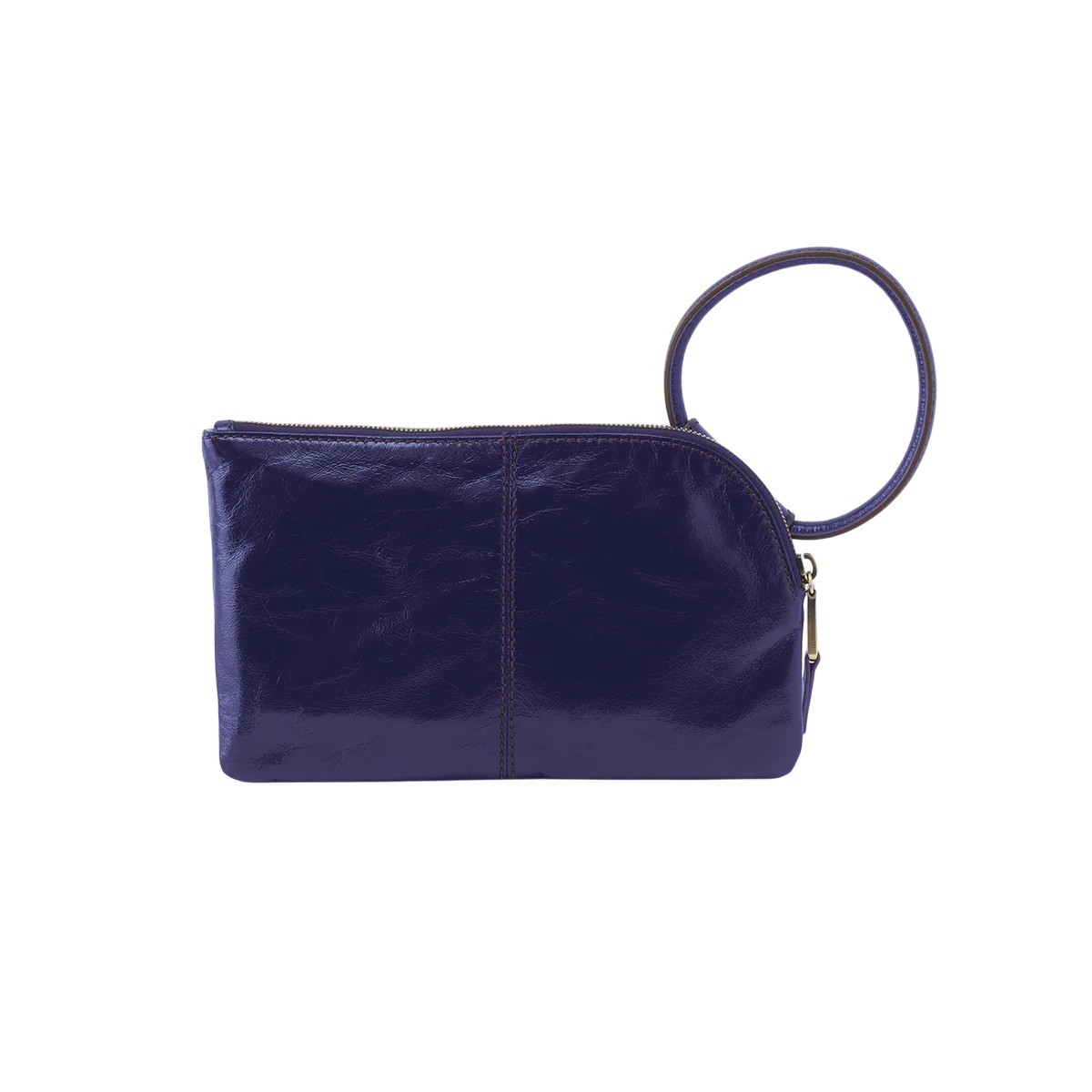 HOBO Sable Wristlet, Winter Violet Polished Leather