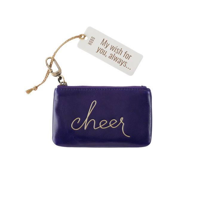 HOBO Sentiment Pouch, Winter Violet Polished Leather