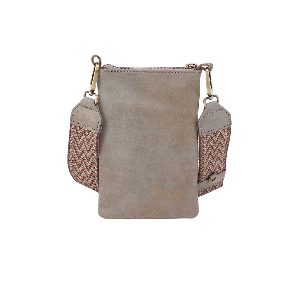 HOBO Cass Phone Crossbody Bag, Golden Granite Nubuck Leather