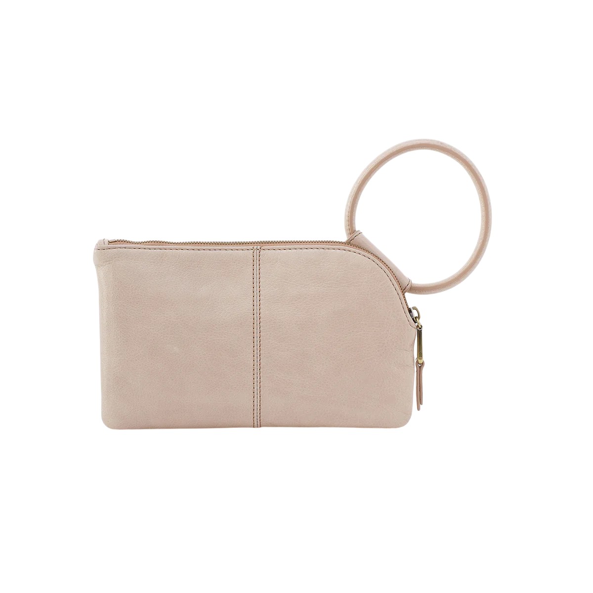 HOBO Sable Wristlet, Stone Gloss Aniline Gloss Leather
