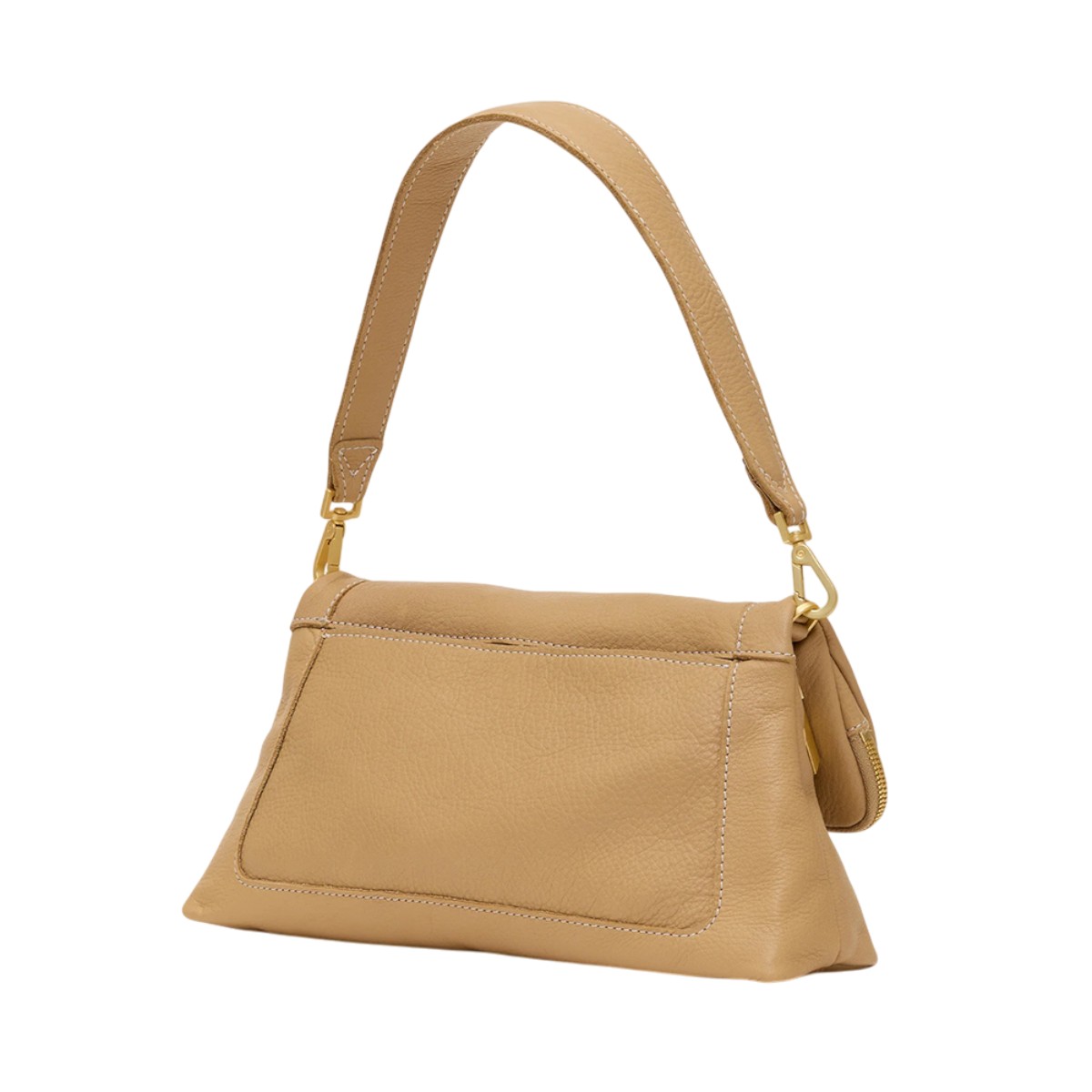 Hammitt Beverly Medium Top Handle Bag, Toasty Sand and Brushed Yellow Gold Tone Hardware