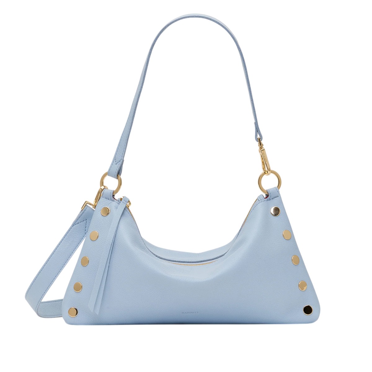 Hammitt Kyle Medium Shoulder Bag, Hazy Blue and Yellow Gold Tone Hardware