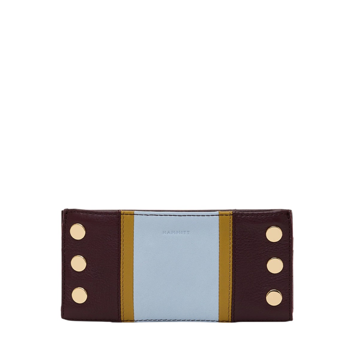 Hammitt 110 North Wallet, Regatta Stripe and Yellow Gold Tone Hardware