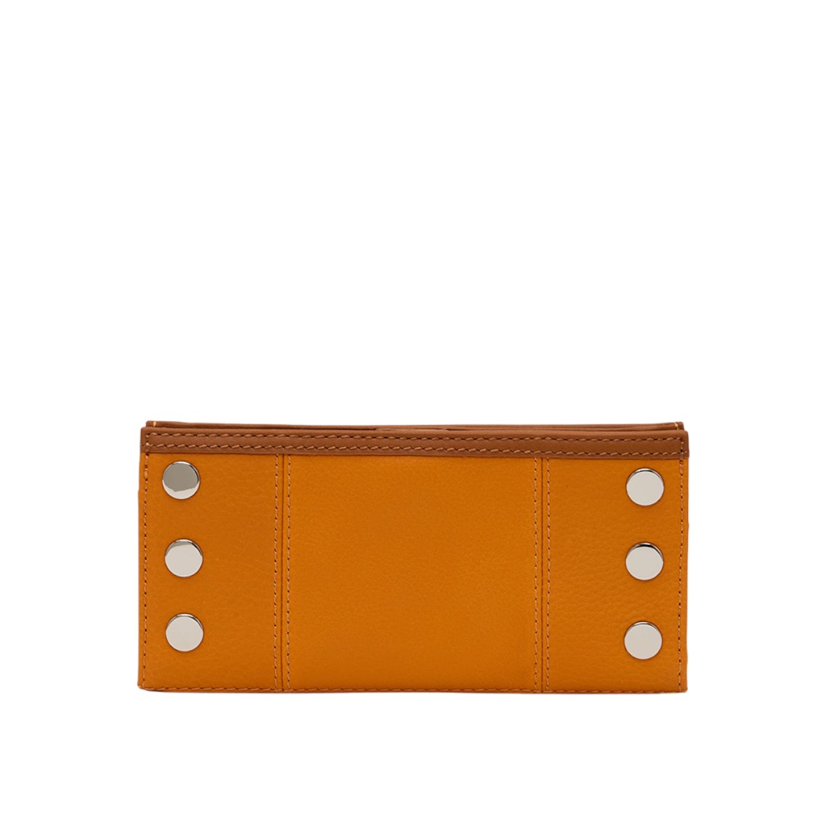 Hammitt 110 North Wallet, Tailored Tangerine and Silver Hardware