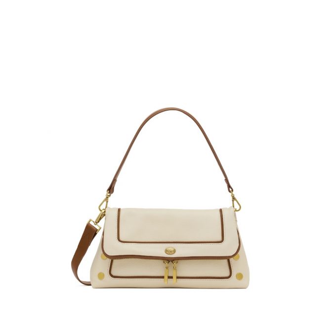 Hammitt Medium Beverly Shoulder Bag, West End and Antique Gold Hardware