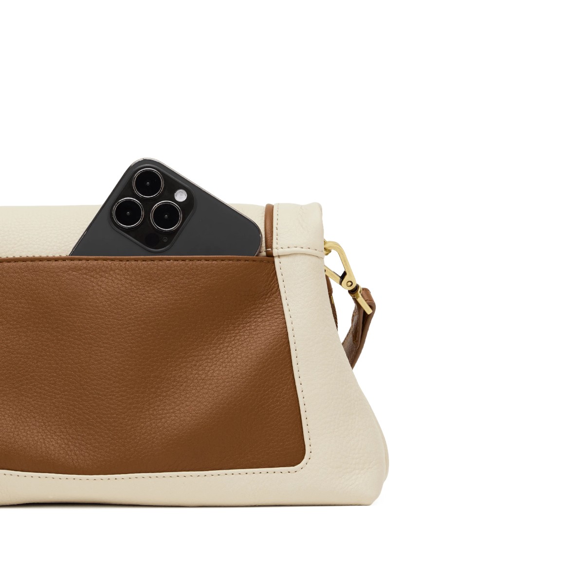 Hammitt Medium Beverly Shoulder Bag, West End and Antique Gold Hardware