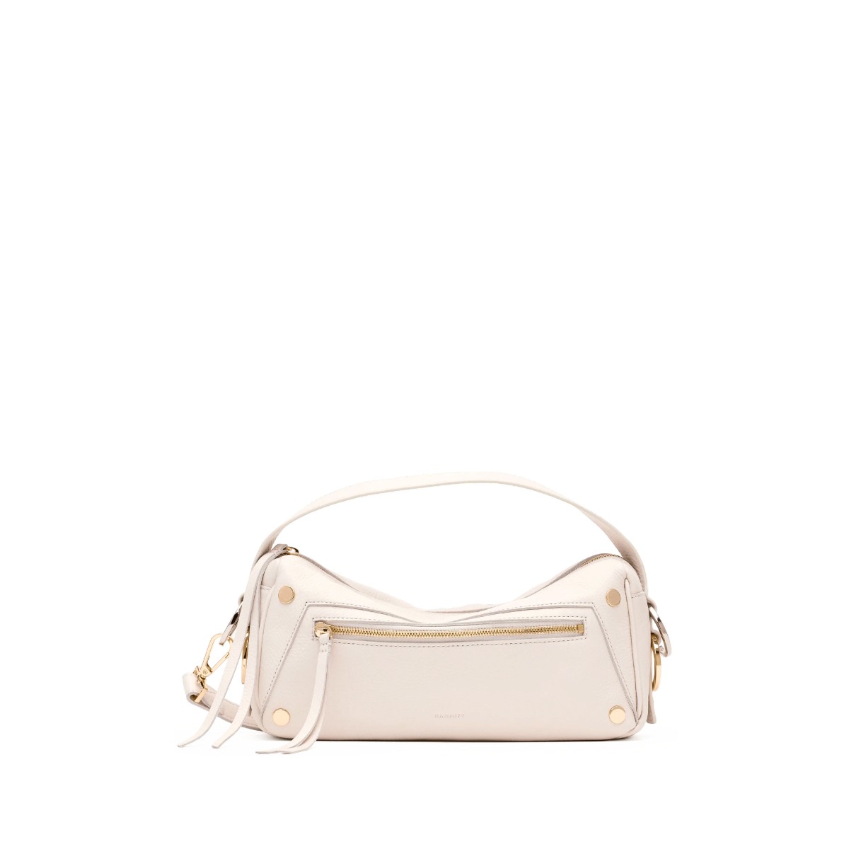 Hammitt Doxie Medium Shoulder Bag, Calla Lily White and Gold Silver Hardware