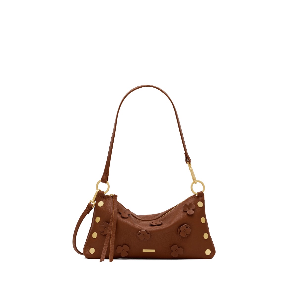 Hammitt Kyle Small Shoulder Bag, Sienna Flora and Gold Hardware