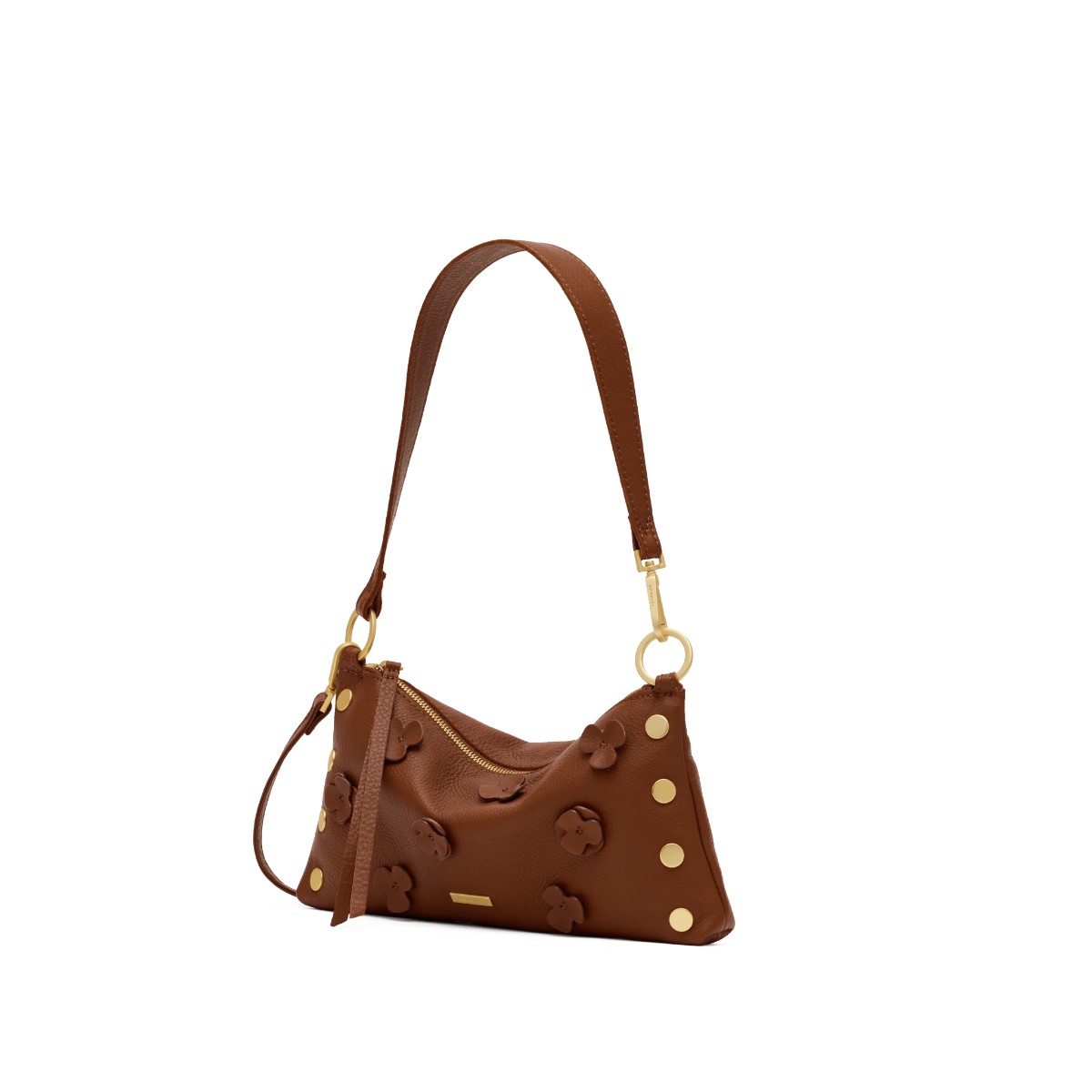 Hammitt Kyle Small Shoulder Bag, Sienna Flora and Gold Hardware