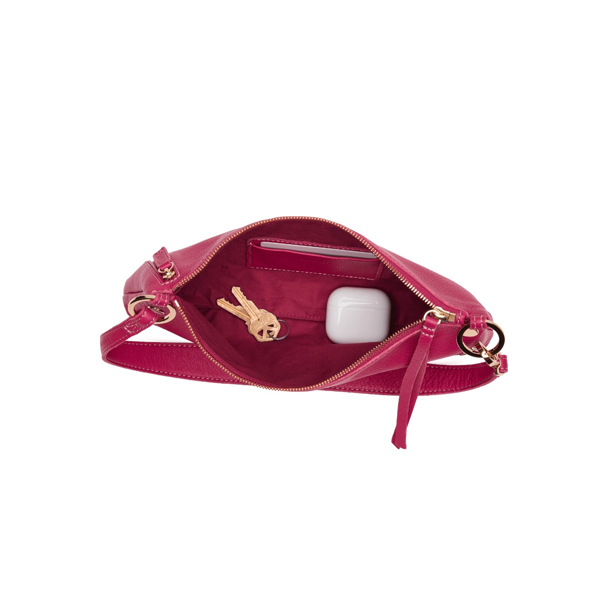 Hammitt Kyle Small Shoulder Bag, Calypso Pebble and Gold Hardware