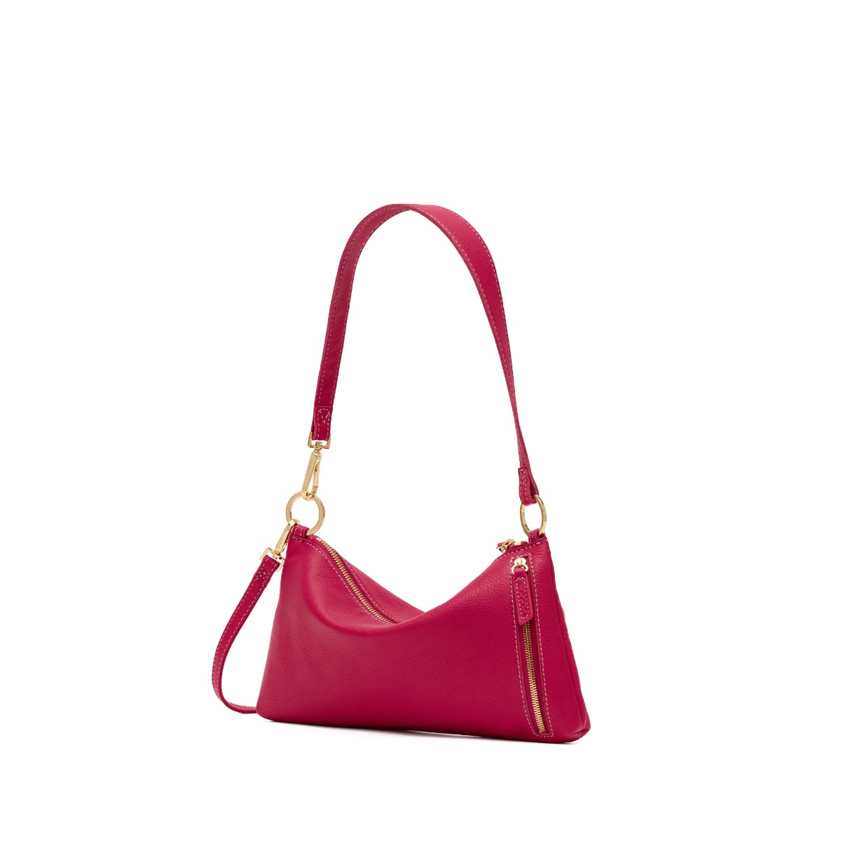 Hammitt Kyle Small Shoulder Bag, Calypso Pebble and Gold Hardware