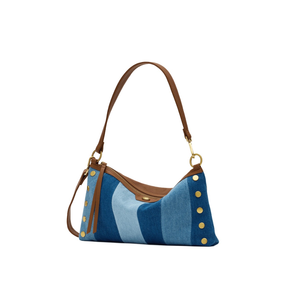 Hammitt Kyle Medium Shoulder Bag, Silverlake and Antique Gold Hardware