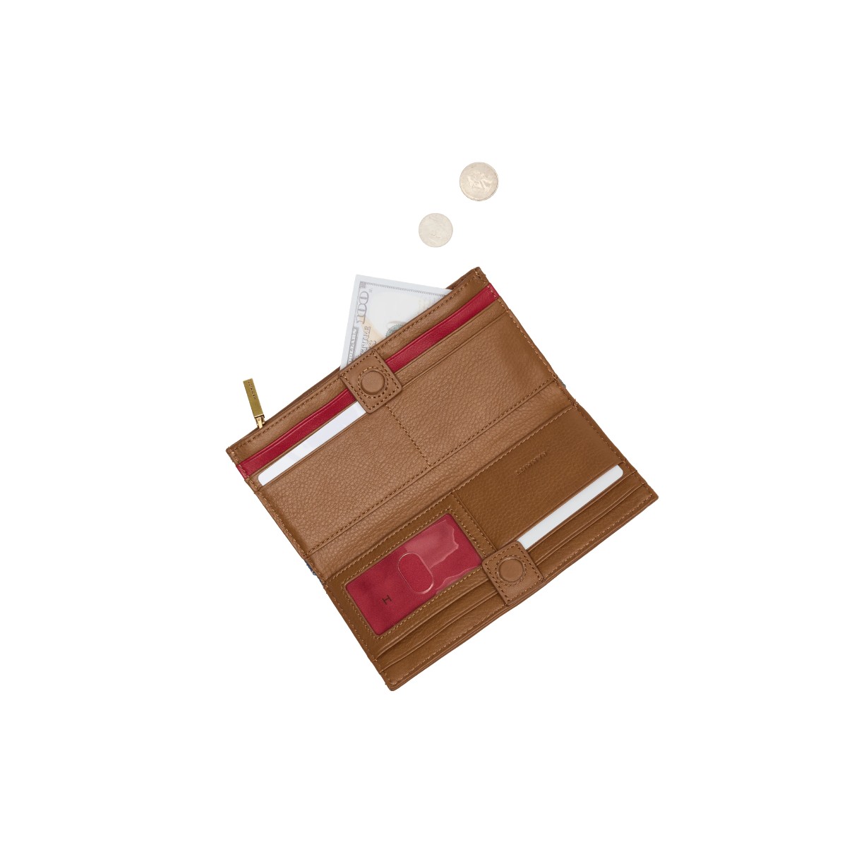 Hammitt 110 North Wallet, Silverlake and Antique Gold Hardware
