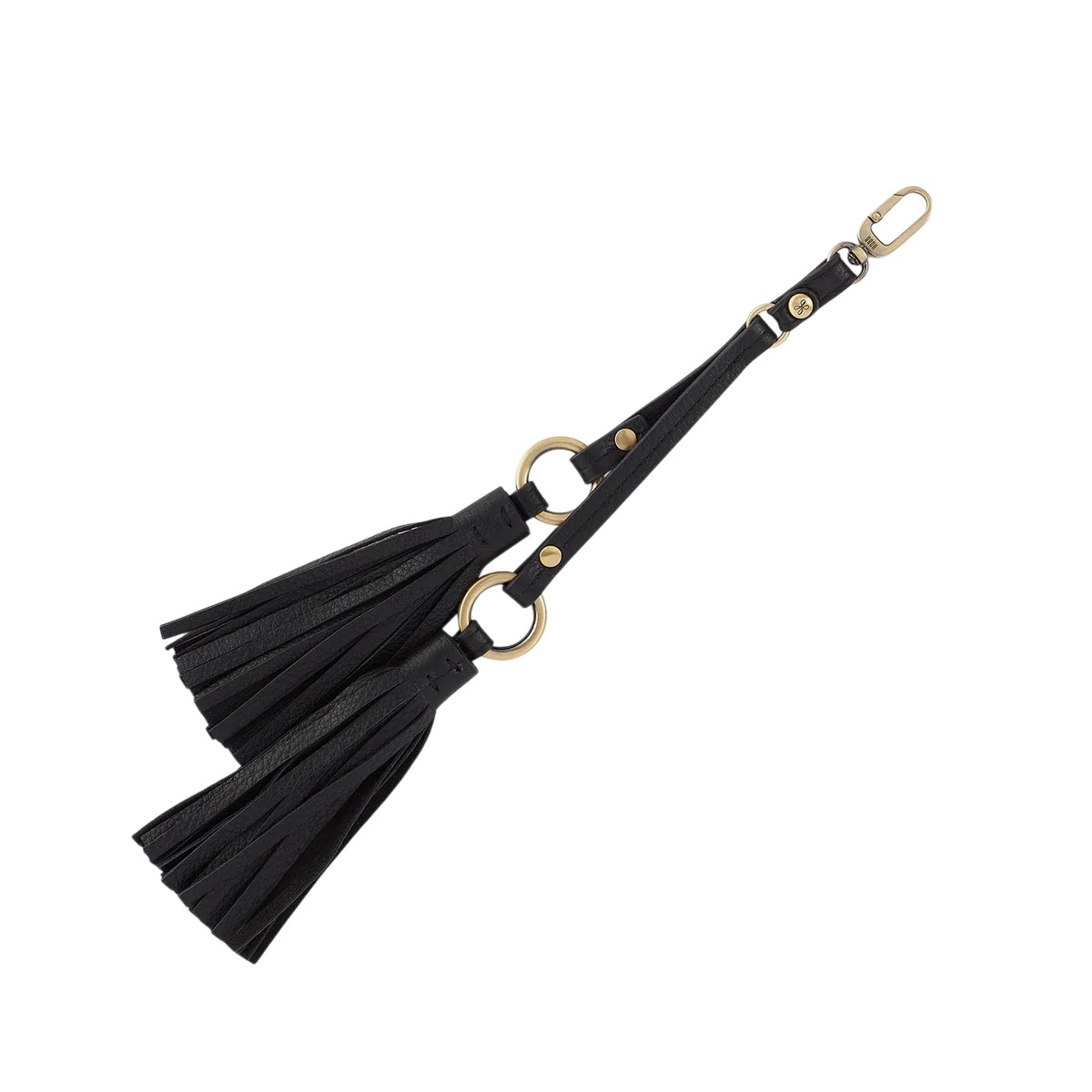 HOBO Ring Tassel Swag Keychain, Black