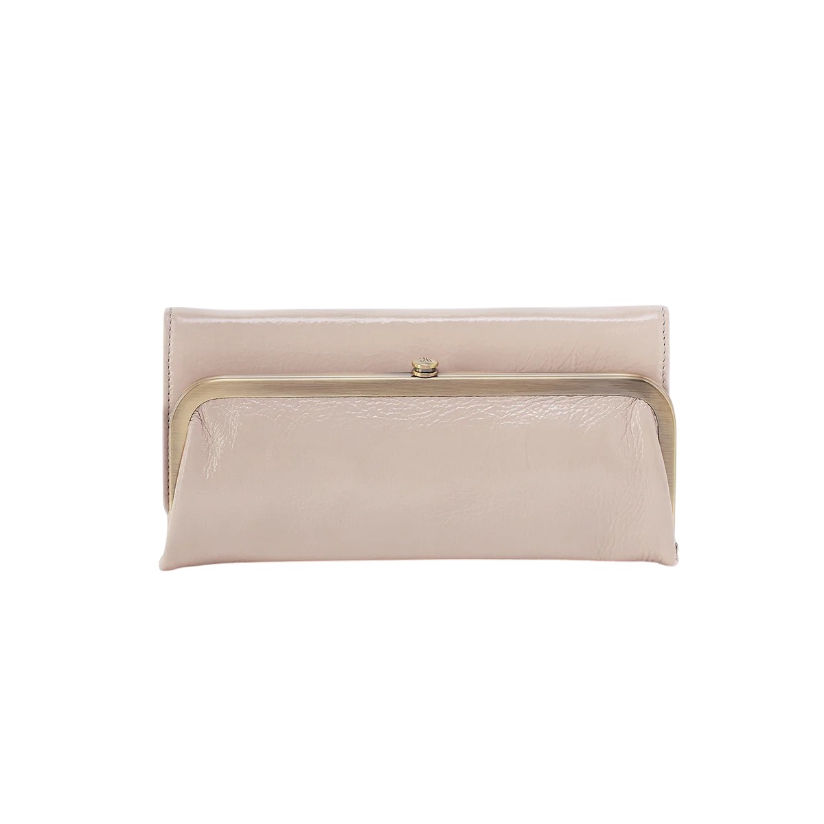 HOBO Rachel Continental Wallet, Stone Gloss